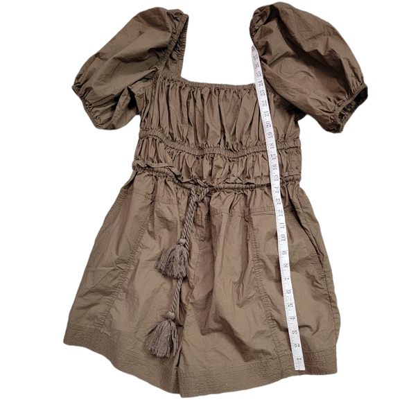 Ulla Johnson Alegria Poplin Playsuit Desert Palm New With Tags Size 12 - Picture 8 of 13
